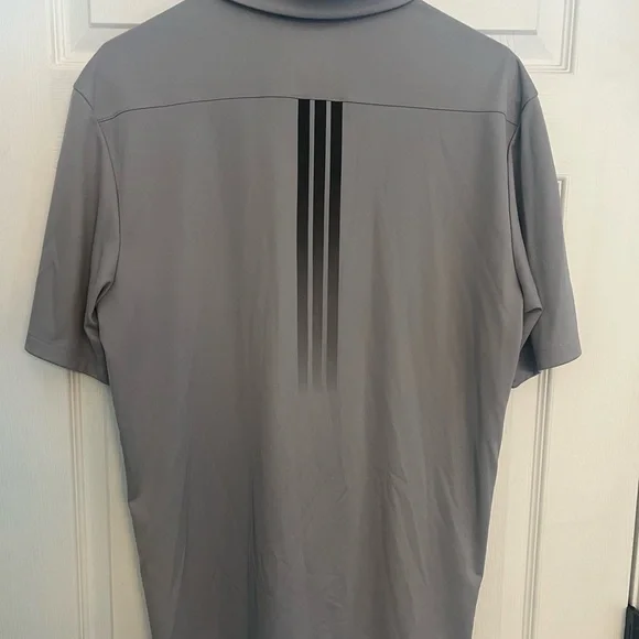 Adidas Men's Polo Shirt in Gray - Picture 2 of 3